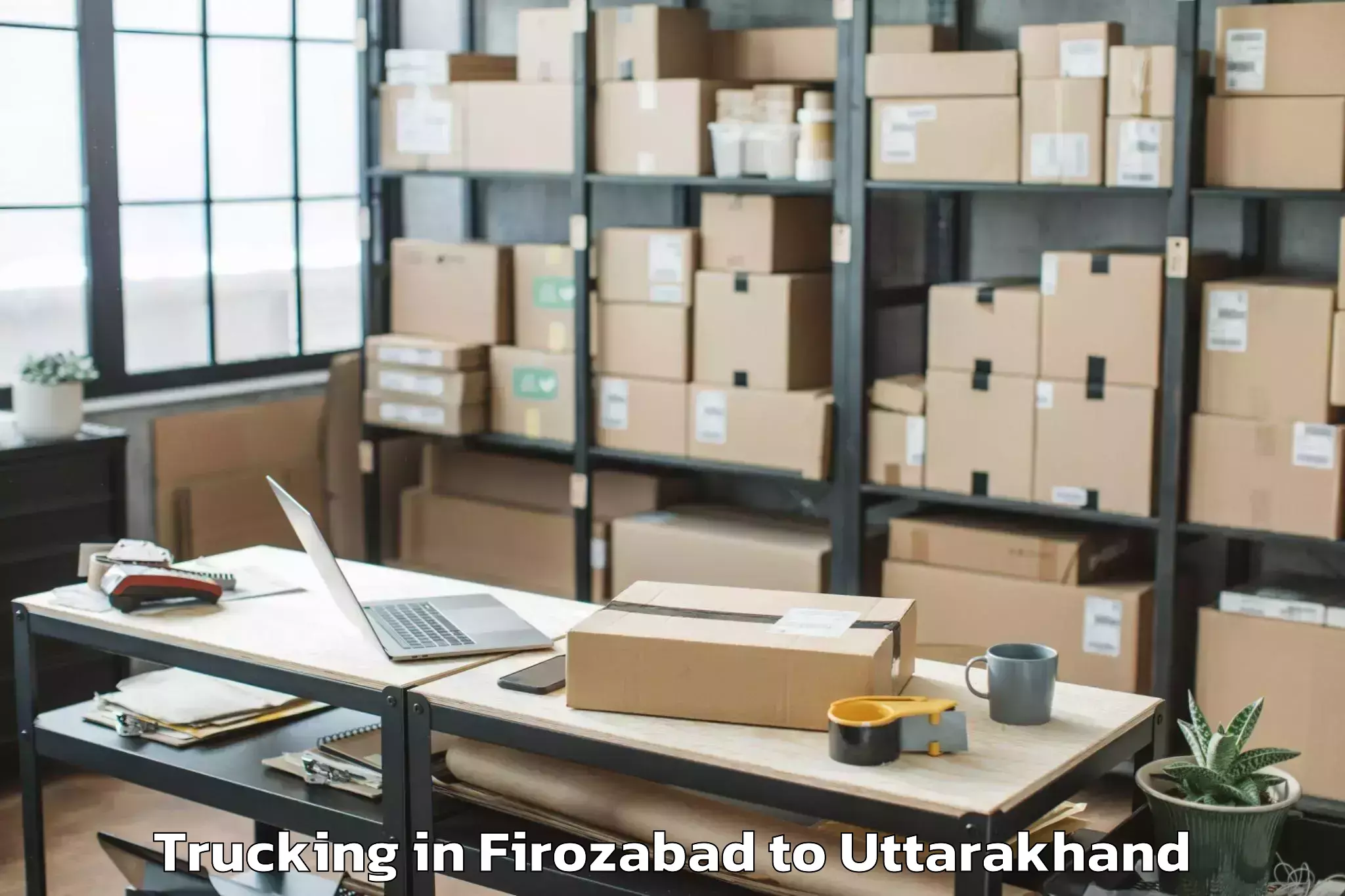 Easy Firozabad to Haldwani Trucking Booking